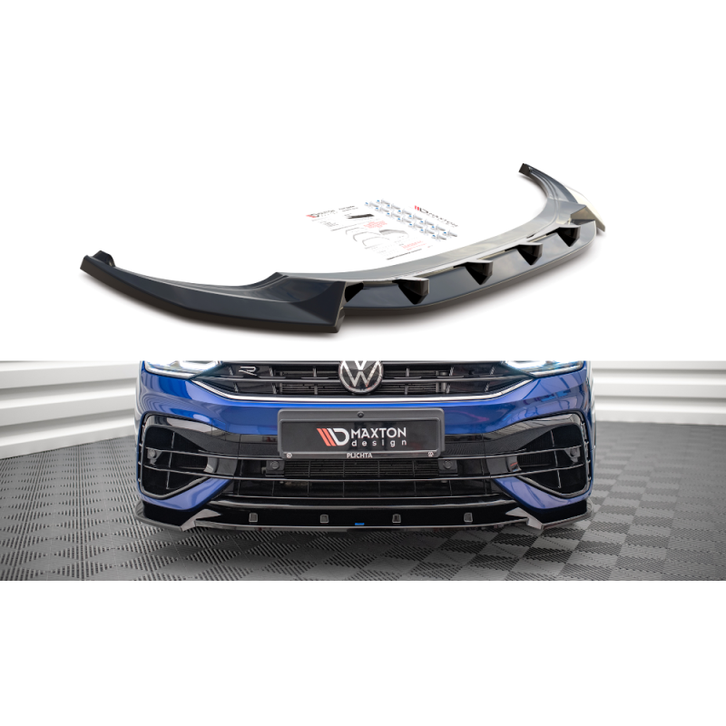 Maxton Design Lame Du Pare Chocs Avant V Volkswagen Tiguan R R Line