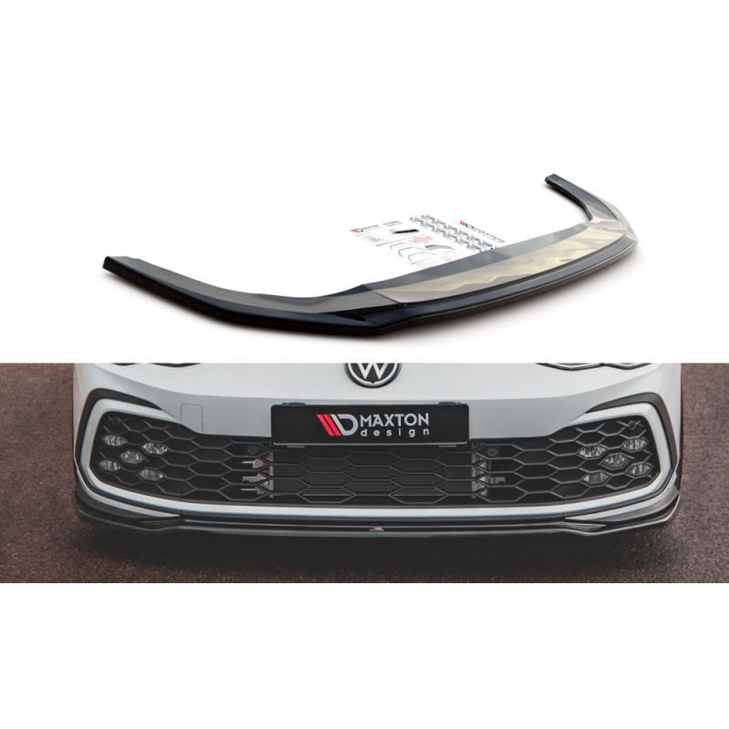 Maxton Design Lame Du Pare Chocs Avant V 4 Volkswagen Golf 8 GTI R Line