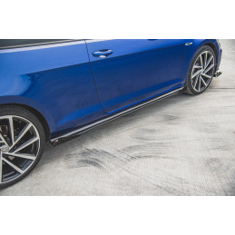 Maxton Design-Sports Durabilité Rajouts Des Bas De Caisse + Flaps VW Golf 7 R / R-Line Facelift 