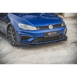 Maxton Design-Sport Durabilité Lame Du Pare-Chocs Avant + Flaps VW Golf 7 R / R-Line Facelift 