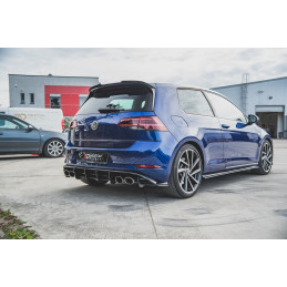 Maxton Design-Sport Durabilité Lame Du Pare Chocs Arriere VW Golf 7 R Facelift 