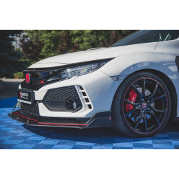 Maxton Design-Sport Durabilité Lame Du Pare-Chocs Avant Honda Civic X Type-R 