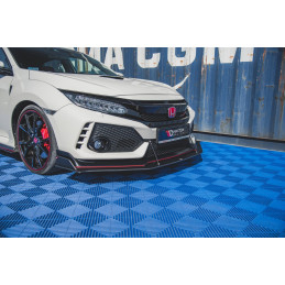 Maxton Design-Sport Durabilité Lame Du Pare-Chocs Avant Honda Civic X Type-R 