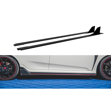 Maxton Design-Sports Durabilité Rajouts Des Bas De Caisse Honda Civic X Type-R 