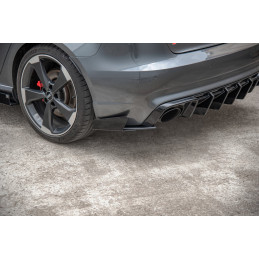 Maxton Design-Sport Durabilité Lame Du Pare Chocs Arriere + Flaps Audi RS3 8V Sportback 