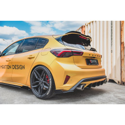 Maxton Design-Sport Durabilité Lame Du Pare Chocs Arriere + Flaps Ford Focus ST Mk4 