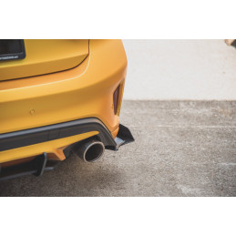 Maxton Design-Sport Durabilité Lame Du Pare Chocs Arriere + Flaps Ford Focus ST Mk4 