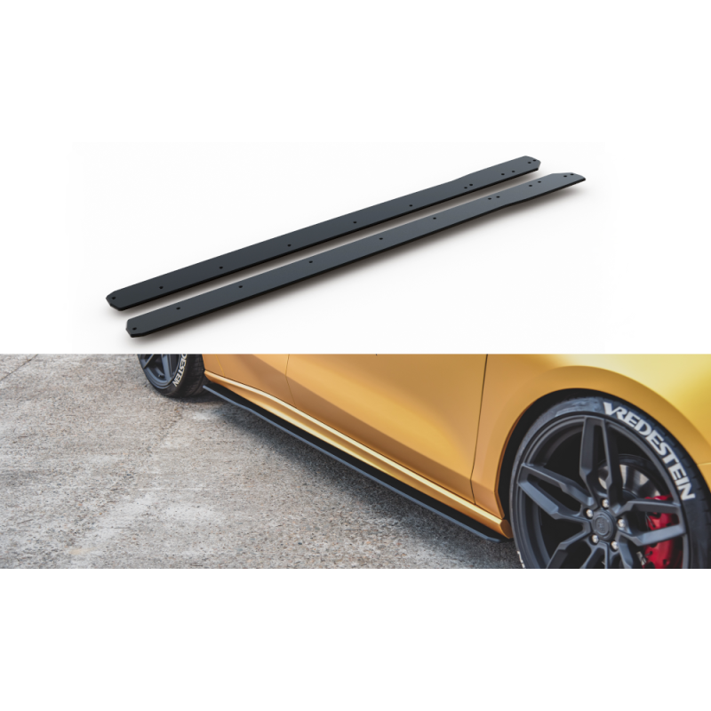 Maxton Design-Sports Durabilité Rajouts Des Bas De Caisse Ford Focus ST / ST-Line Mk4 