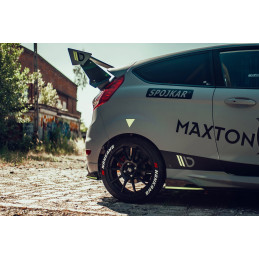 Maxton Design-Lames De Pare-Chocs Arrière Latérales Ford Fiesta 7 ST Facelift 