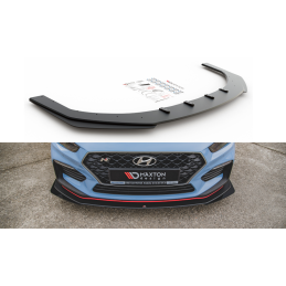 Maxton Design-Sport Durabilité Lame Du Pare-Chocs Avant + Flaps Hyundai I30 N Mk3 Hatchback / Fastback 