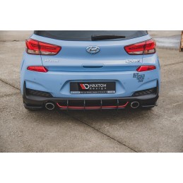 Maxton Design-Sport Durabilité Central Diffuseur Arriere V.2 Hyundai I30 N Mk3 Hatchback 