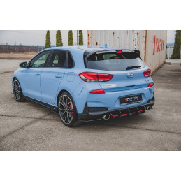 Maxton Design-Sport Durabilité Central Diffuseur Arriere V.2 Hyundai I30 N Mk3 Hatchback 