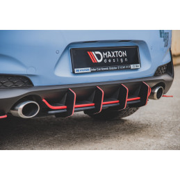 Maxton Design-Sport Durabilité Central Diffuseur Arriere V.2 Hyundai I30 N Mk3 Hatchback 