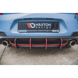 Maxton Design-Sport Durabilité Central Diffuseur Arriere V.2 Hyundai I30 N Mk3 Hatchback 