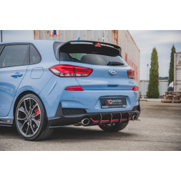 Maxton Design-Sport Durabilité Central Diffuseur Arriere V.1 Hyundai I30 N Mk3 Hatchback 