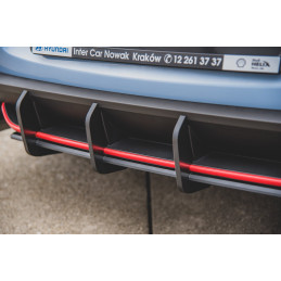 Maxton Design-Sport Durabilité Central Diffuseur Arriere V.1 Hyundai I30 N Mk3 Hatchback 