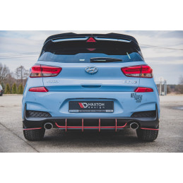 Maxton Design-Sport Durabilité Central Diffuseur Arriere V.1 Hyundai I30 N Mk3 Hatchback 