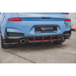 Maxton Design-Sport Durabilité Central Diffuseur Arriere V.1 Hyundai I30 N Mk3 Hatchback 