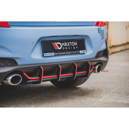 Maxton Design-Sport Durabilité Central Diffuseur Arriere V.1 Hyundai I30 N Mk3 Hatchback 
