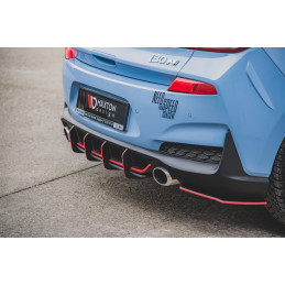 Maxton Design-Sport Durabilité Central Diffuseur Arriere V.1 Hyundai I30 N Mk3 Hatchback 