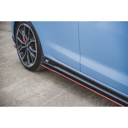 Maxton Design-Sports Durabilité Rajouts Des Bas De Caisse Hyundai I30 N Mk3 / Mk3 FL Hatchback / Fastback 