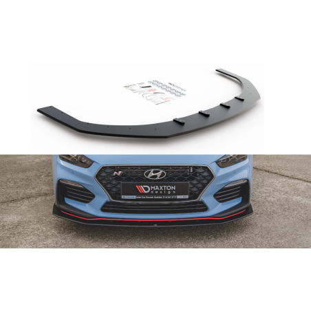 Maxton Design-Sport Durabilité Lame Du Pare-Chocs Avant Hyundai I30 N Mk3 Hatchback / Fastback 