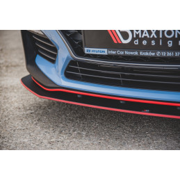 Maxton Design-Sport Durabilité Lame Du Pare-Chocs Avant Hyundai I30 N Mk3 Hatchback / Fastback 