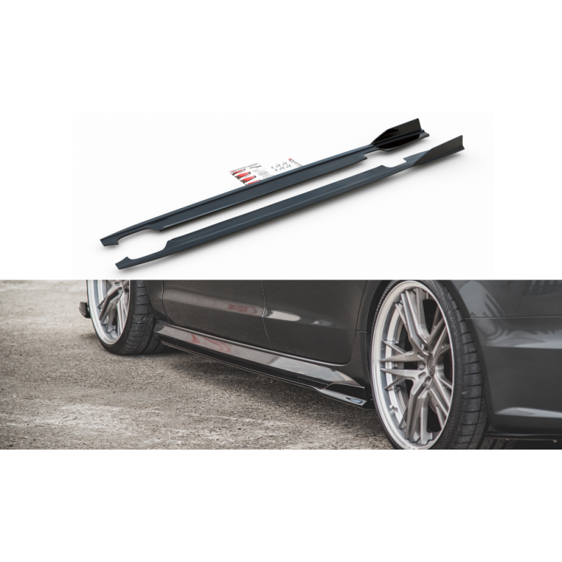 Maxton Design-Lame De Bas De Caisse Audi S6 / A6 S-Line C7 FL Maxton Design-Lame De Bas De Caisse Audi S6 / A6 S-Line C7 FL