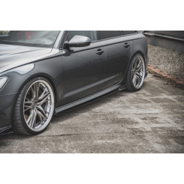 Maxton Design-Lame De Bas De Caisse Audi S6 / A6 S-Line C7 FL 