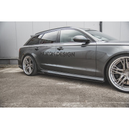 Maxton Design-Lame De Bas De Caisse Audi S6 / A6 S-Line C7 FL 
