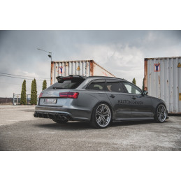 Maxton Design-Lame De Bas De Caisse Audi S6 / A6 S-Line C7 FL 