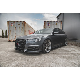 Maxton Design-Lame De Pare-Chocs Avant Audi S6 / A6 S-Line C7 FL 