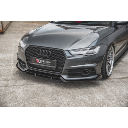 Maxton Design-Lame De Pare-Chocs Avant Audi S6 / A6 S-Line C7 FL 