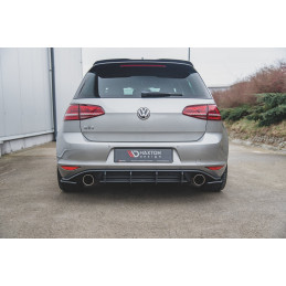 Maxton Design-Sport Durabilité Central Diffuseur Arriere V.2 VW Golf 7 GTI 