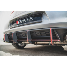 Maxton Design-Sport Durabilité Central Diffuseur Arriere V.2 VW Golf 7 GTI 