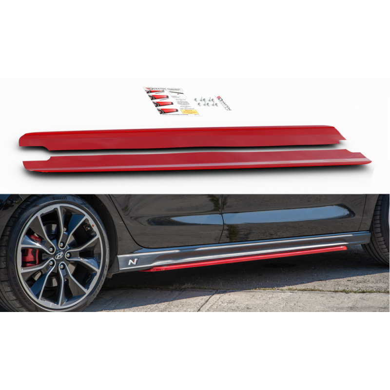 Maxton Design-Set des diffeuseur des bas de caisse V.2 Hyundai I30 N Mk3 Maxton Design-Set des diffeuseur des bas de caisse V.2 Hyundai I30 N Mk3