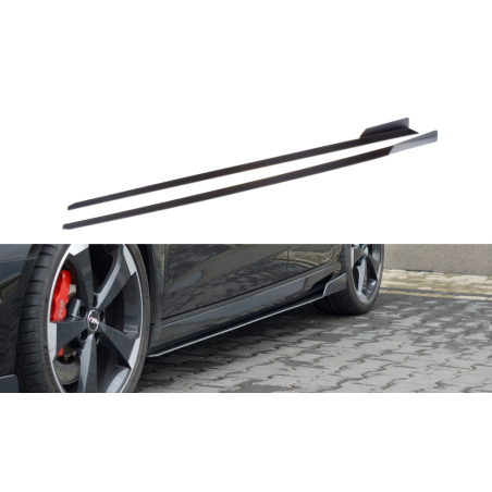 Maxton Design-Sport Rajouts Des Bas De Caisse Pour V.2 Audi RS3 8V FL Sportback 