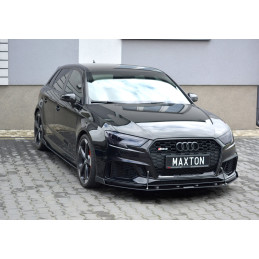 Maxton Design-Sport Lame Du Pare-Chocs Avant V.1 Audi RS3 8V FL Sportback 