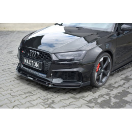 Maxton Design-Sport Lame Du Pare-Chocs Avant V.1 Audi RS3 8V FL Sportback 