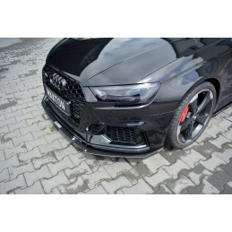 Maxton Design-Sport Lame Du Pare-Chocs Avant V.1 Audi RS3 8V FL Sportback 