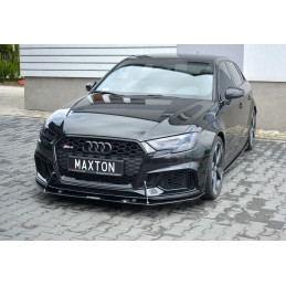 Maxton Design-Sport Lame Du Pare-Chocs Avant V.1 Audi RS3 8V FL Sportback 