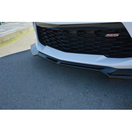 Maxton Design-LAME DU PARE-CHOCS AVANT / SPLITTER V.1 CHEVROLET CAMARO 6TH-GEN. PHASE-I 2SS COUPE 