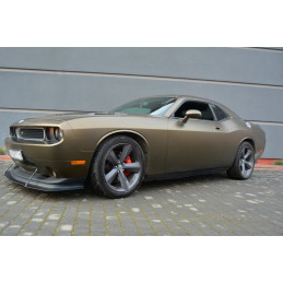 Maxton Design-HYBRID LAME DU PARE-CHOCS AVANT V.1 DODGE CHALLENGER MK3. PHASE-I SRT8 COUPE 