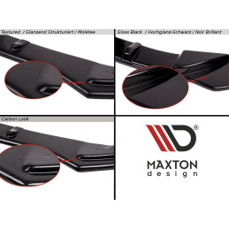 Maxton Design-LAME DU PARE-CHOCS AVANT / SPLITTER V.1 VW EOS 
