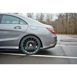 Maxton Design-LAME DU PARE-CHOCS ARRIERE MERCEDES-BENZ CLA C117 AMG-LINE FACELIFT 