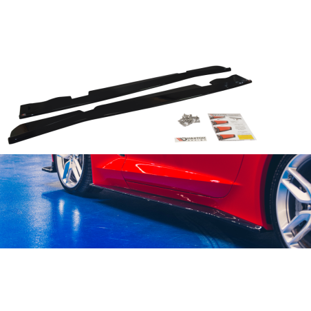 Maxton Design-SET DES DIFFUSEUR DES BAS DE CAISSE CHEVROLET CORVETTE C7 