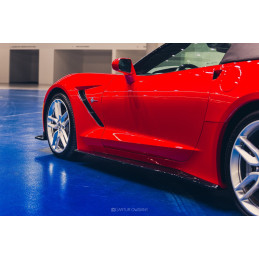 Maxton Design-SET DES DIFFUSEUR DES BAS DE CAISSE CHEVROLET CORVETTE C7 