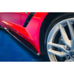 Maxton Design-SET DES DIFFUSEUR DES BAS DE CAISSE CHEVROLET CORVETTE C7 