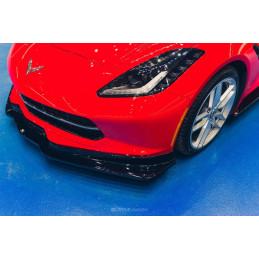 Maxton Design-LAME DU PARE-CHOCS AVANT / SPLITTER CHEVROLET CORVETTE C7 