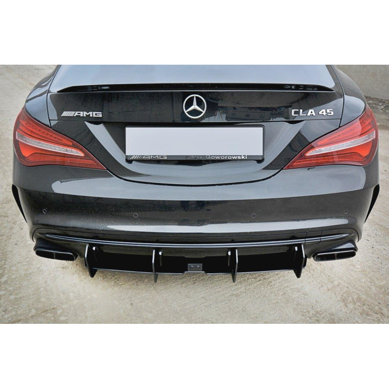 Maxton Design-DIFFUSEUR ARRIERE V.2 Mercedes CLA A45 AMG C117 Facelift 